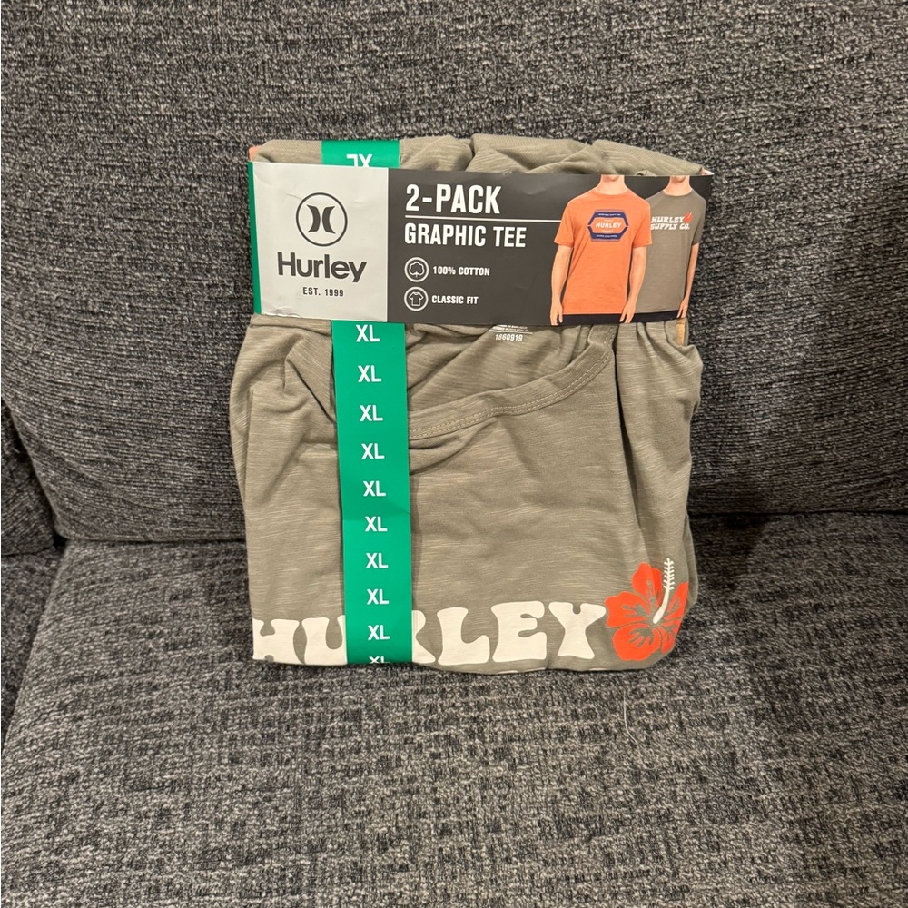 NWT Hurley 2-Pack Graphic Tee